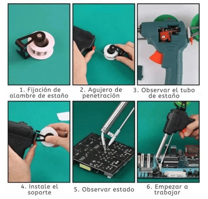 IronFix – Pistola De Soldar De Alto Rendimiento - LP